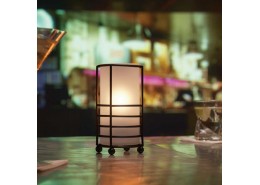 Hula Frosted White Candle Holder
